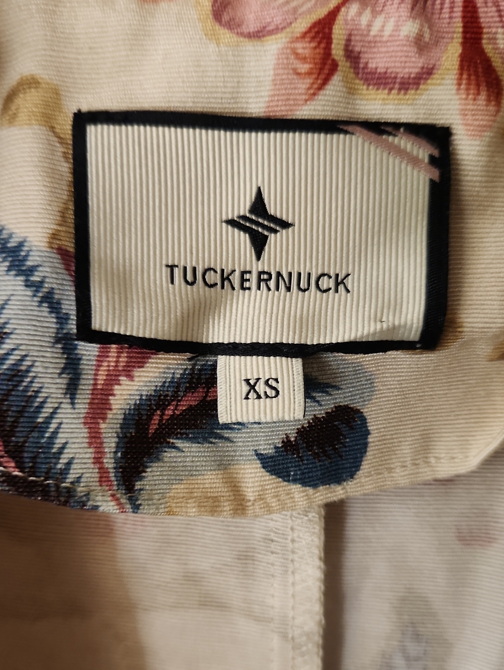 Tuckenuck Adelaide Cream Floral Midi Dress Size XS - Picture 6 of 8